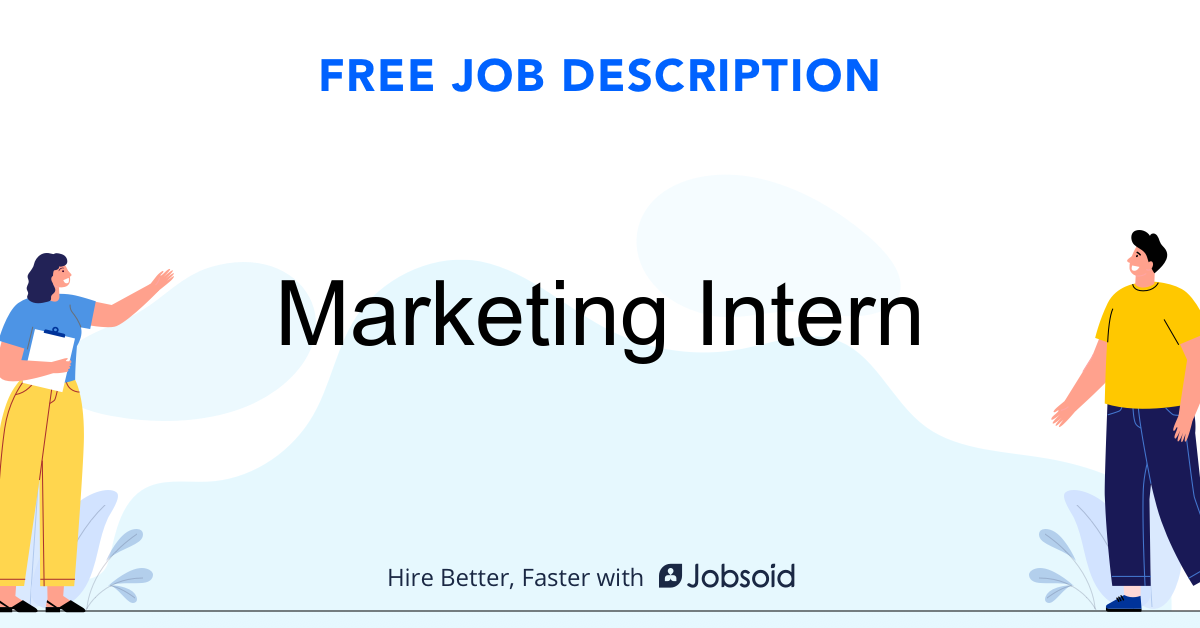 Understanding Marketing Intern Job Description Template 